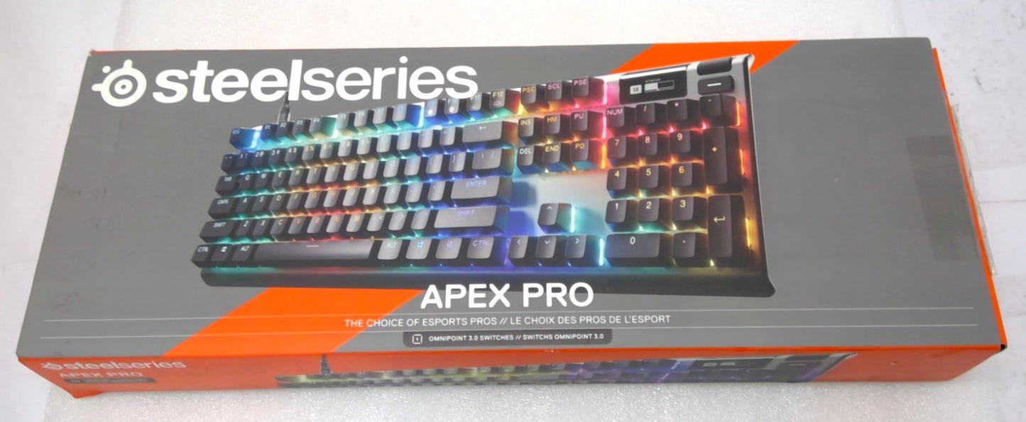 SteelSeries Apex Pro Gen 3 Mechanical RGB Gaming Keyboard  *Read Detail*