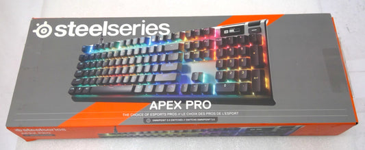 SteelSeries Apex Pro Gen 3 Mechanical RGB Gaming Keyboard  *Read Detail*