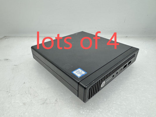 Lot of 4 HP EliteDesk 800 G2 Mini 35w Desktop Chassis i5-6500T 8GB *Barebone*