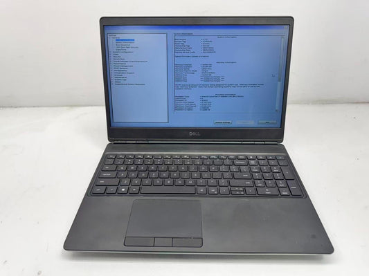 Dell Precision 7550 Laptop Intel i7-10850H@2.70GHz 16GB 256GB T2000 Win11 w/AC