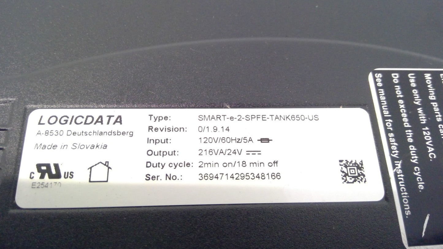 Logicdata A-8530 SMART-e-2-SPFE-TANK650-US Control Box  - FREE SHIPPING