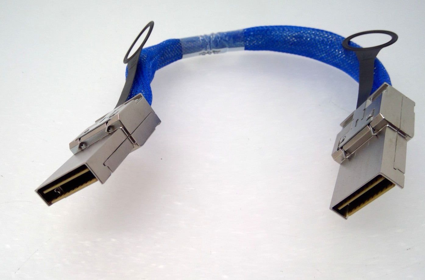 Molex 0.39m DAC High Speed PEIe CDFP x16 Connector Cable 30AWG 1143703-02 Blue