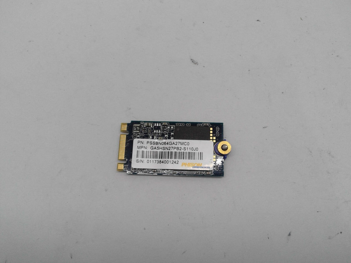 Genuine HP Phison 64GB M.2 2242 NGFF MCIe SSD Drive 923129-001 PSSBN064GA27MC0