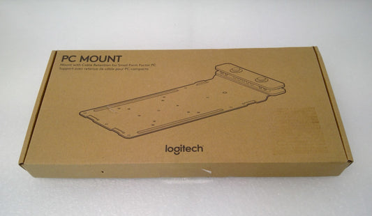 NEW Logitech PC Mount Bracket 952-000097 W Cable Retention for Small Form PC