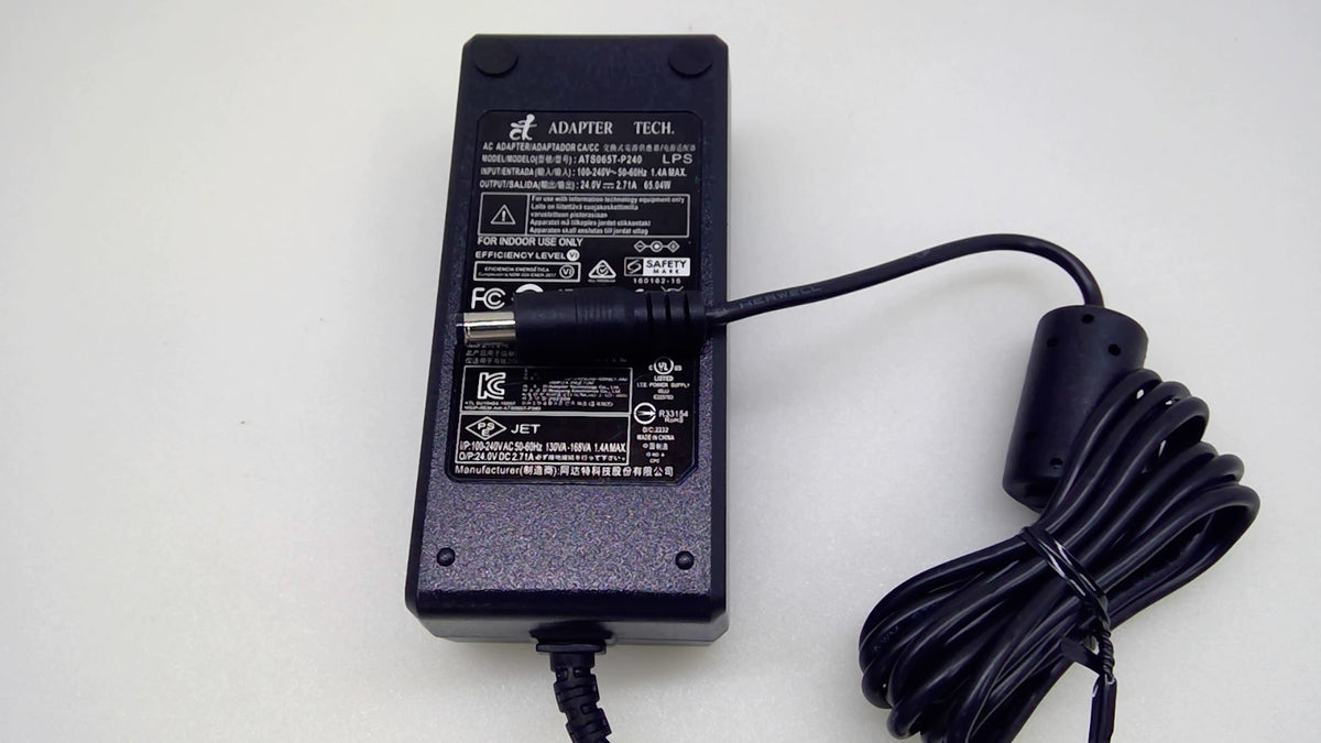 Adapter Tech ATS065T-P240 65W 24V 2.71A 5.5x2.5mm Open Box
