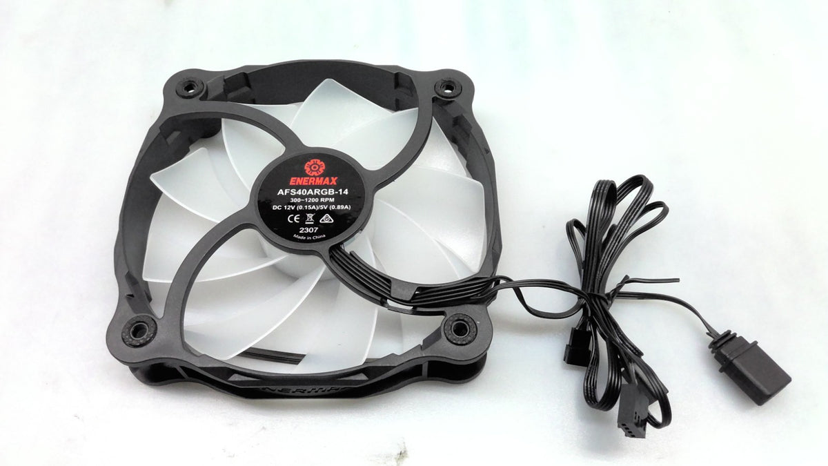 Enermax 140mm PWM 4Pin Case Fan AFS40ARGB-14 12V 0.15A 5V 0.89A