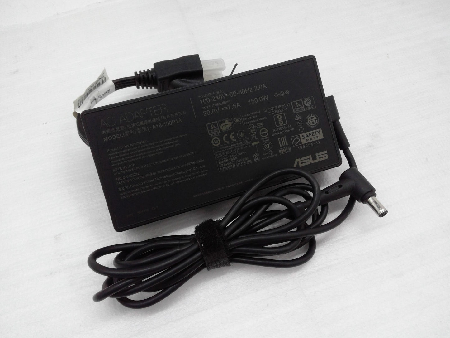 20V 7.5A 150W AC Adapter Charger For Asus ROG Strix GL731GT A18-150P1A 6.0*3.7MM