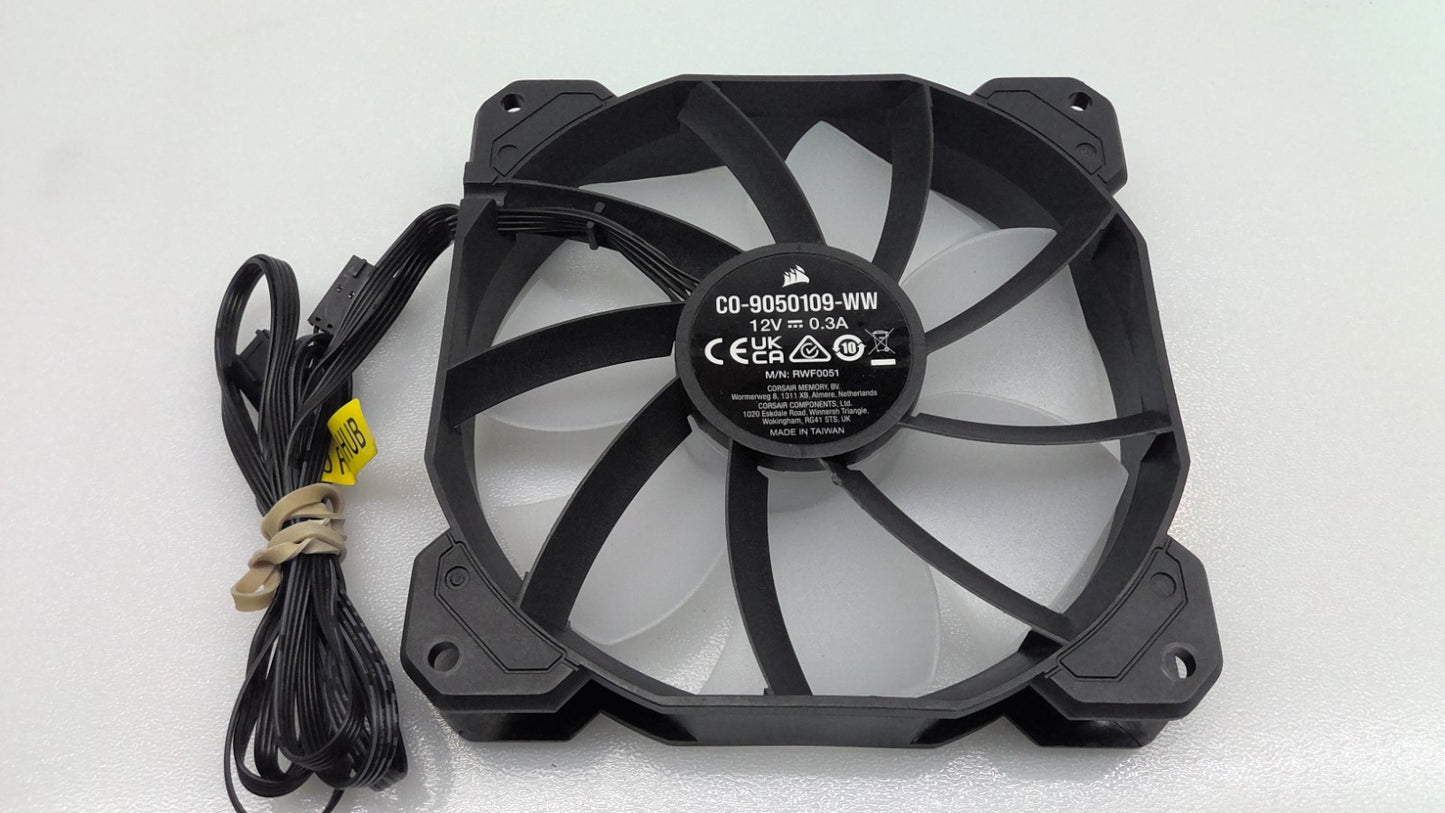 Lot of 3 CORSAIR SP120 Cooling Fan CO-9050109-WW RWF0051 DC12V 0.3A