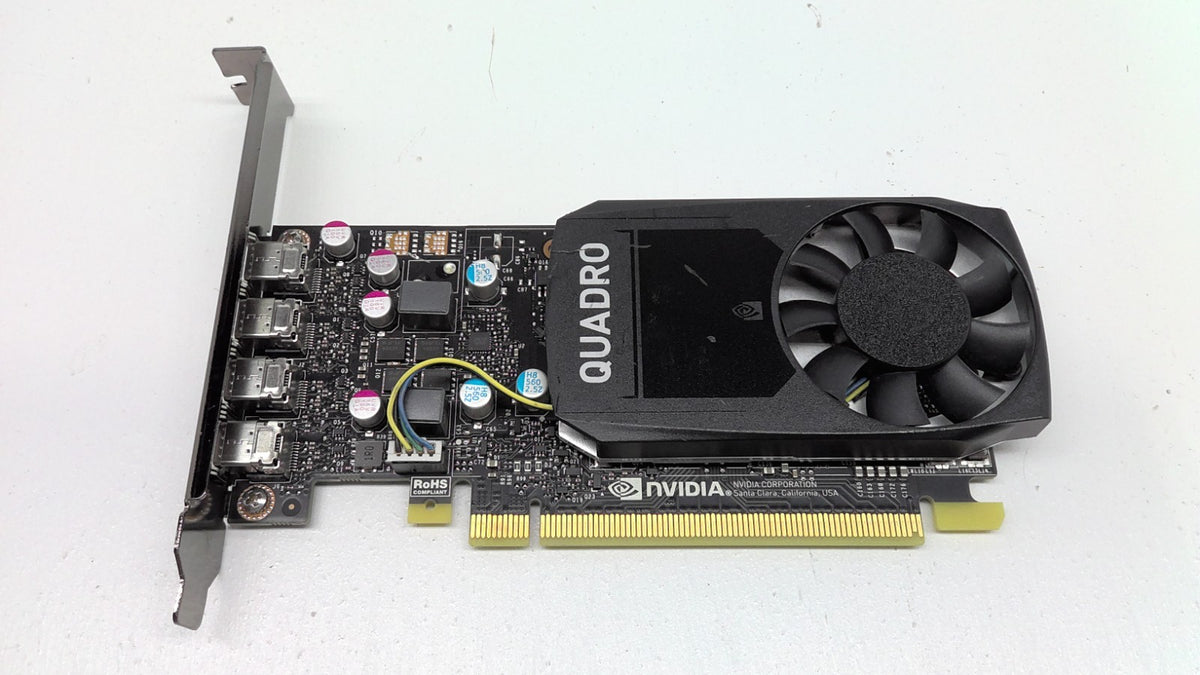 NVIDIA Quadro P600 PNY  VCQP600 Dell HP 2GB GDDR5 Graphics Card Full Profile