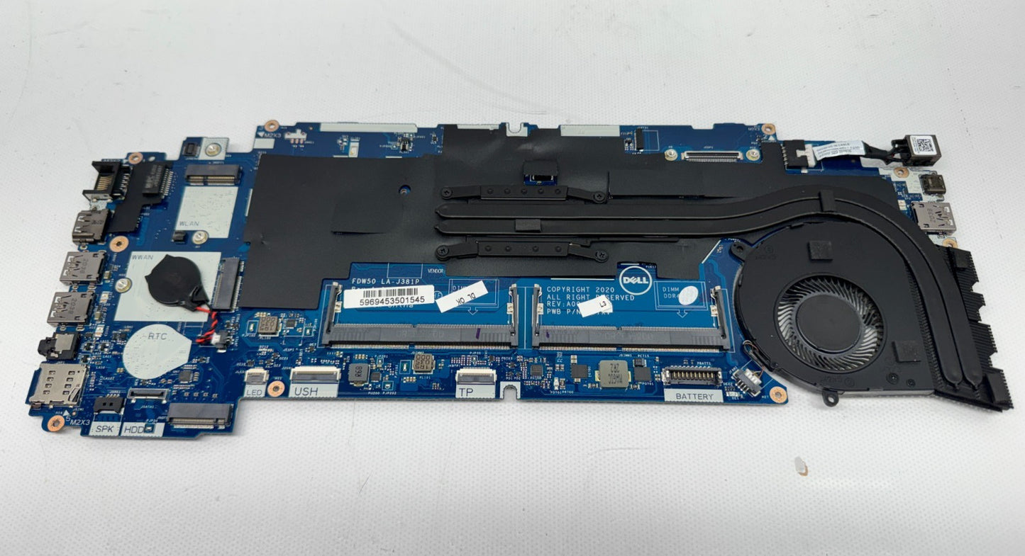 Dell Motherboard for Latitude 5510 i5-10310U@1.70GHz LA-J381P 0VKKXN