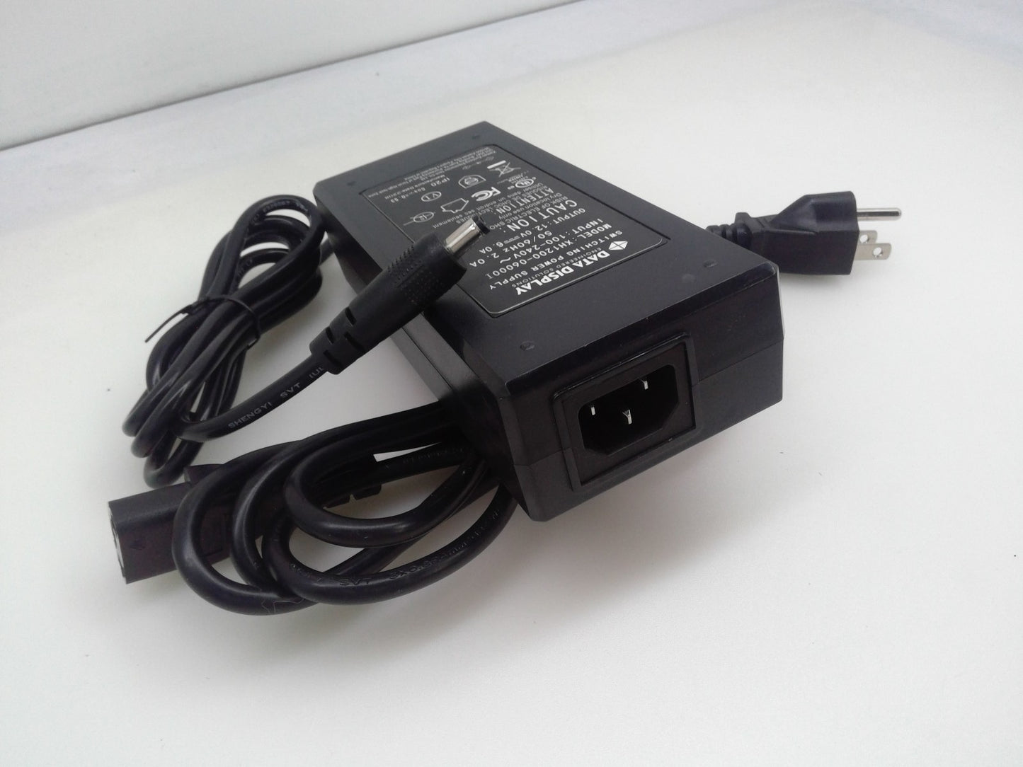 AC Adapter Charger For I.T.E. XH1200-06000l 12V 6A W/ Power Cord 5.52.5mm