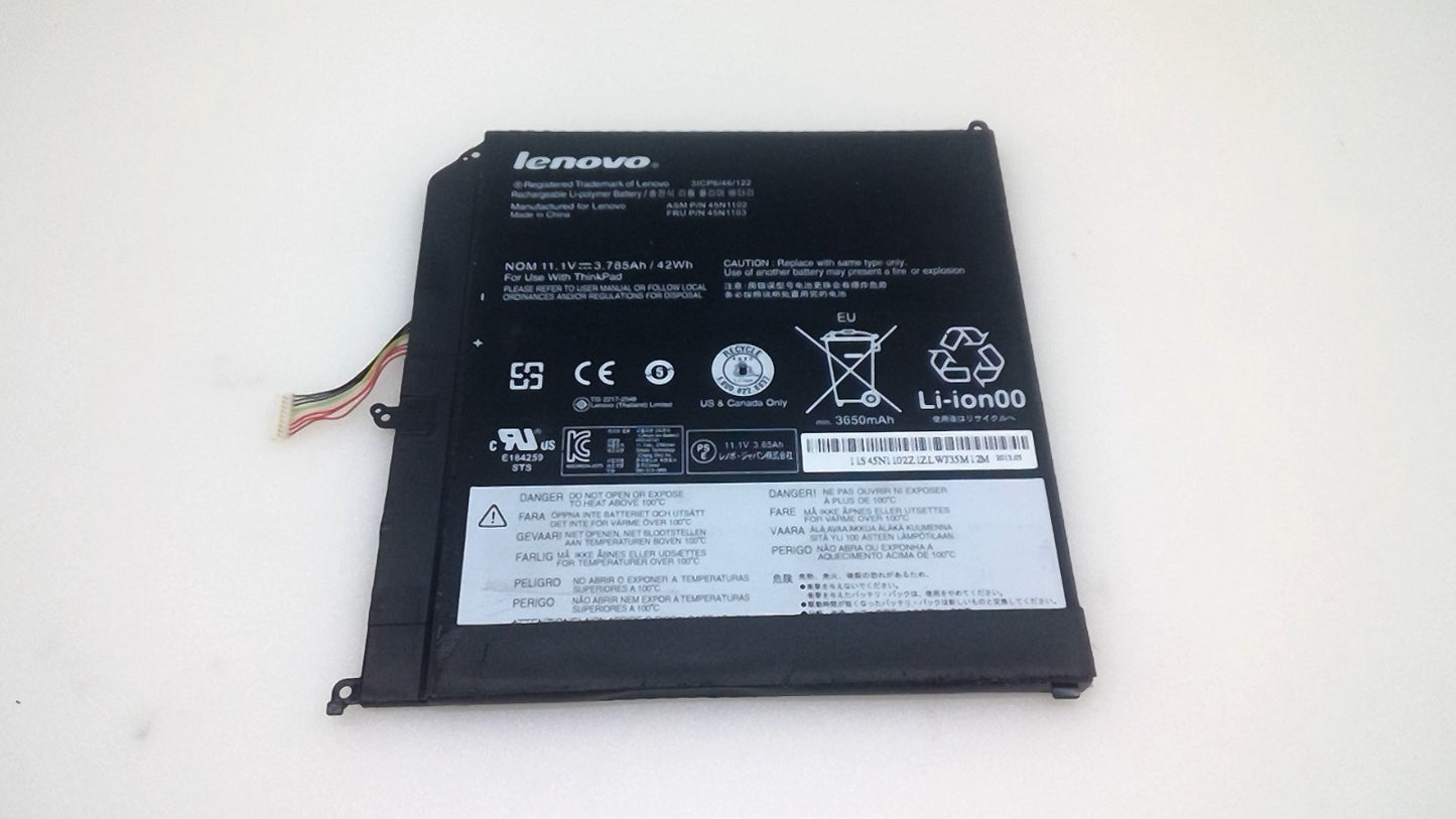 Genuine 45N1102 45N1103 Battery for Lenovo ThinkPad X1 Helix MT3697 3701 36971A1