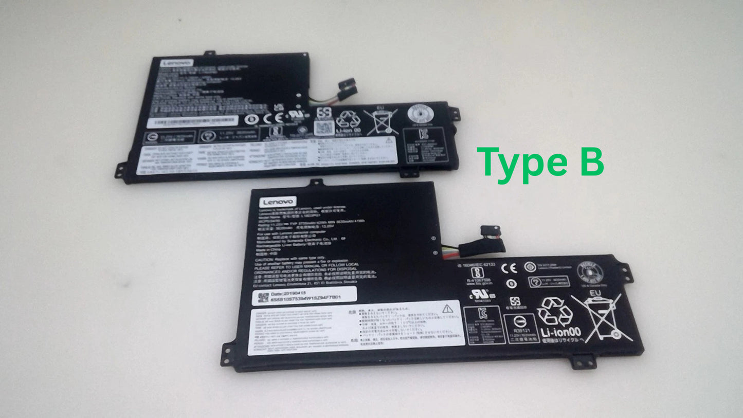 Lot of 2 Genuine Battery Lenovo  100E 300E 500E L17M3PB0 L17L3PB0 L18D3PG1