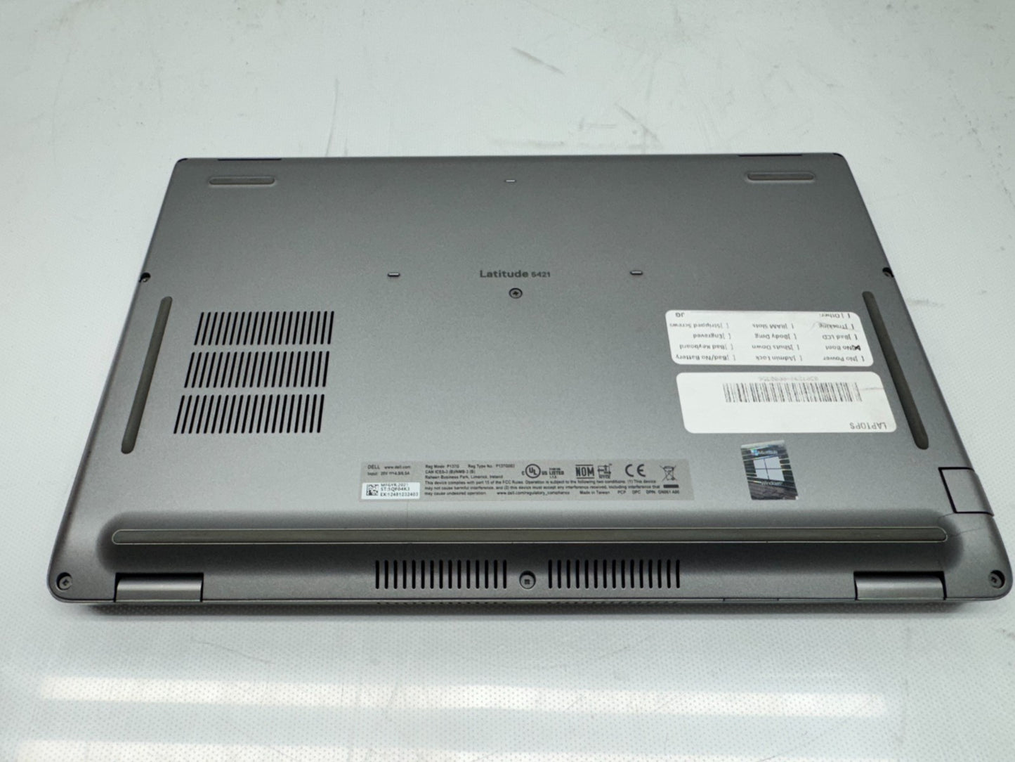 Dell Latitude 5421 Intel i5-11500H@2.9Ghz 16GB RAM 256G Win 11 *Read*