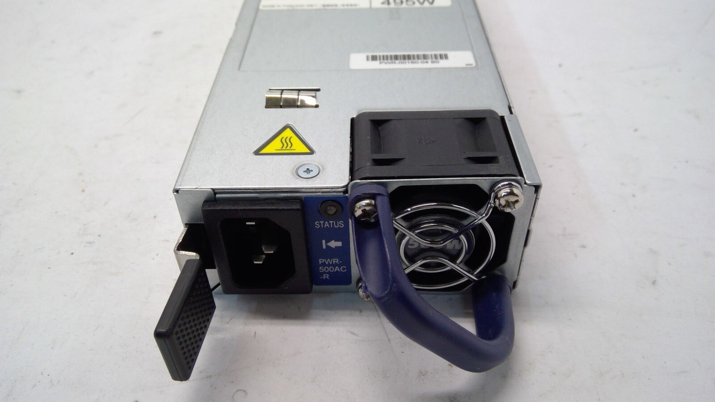Arista PWR-500AC-R AC POWER SUPPLY FOR 7050X SWITCHES REAR-TO-FRONT 500 Watt