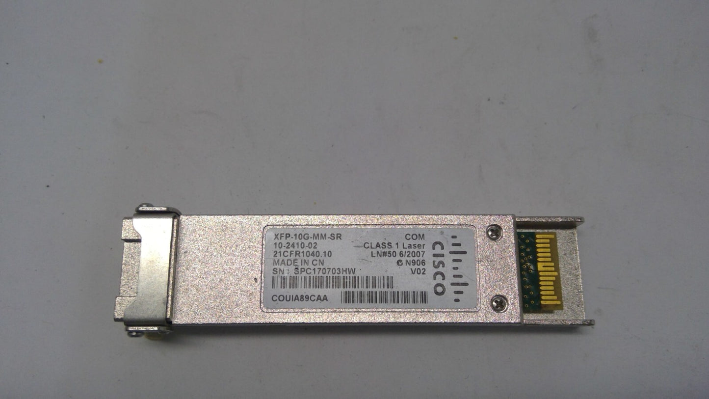 Genuine Cisco  XFP-10G-MM-SR  10Gbe XFP Fiber Transceiver Module