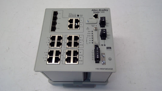 Allen Bradley Stratix 5400 1783-HMS8TG8EG4CGR /A Ethernet Mng Switch *Read*