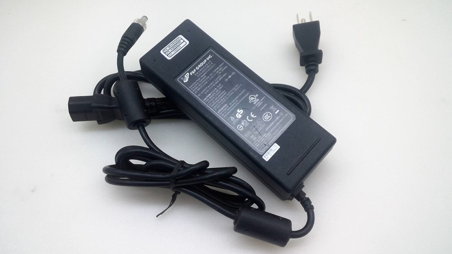 Genuine FSP FSP084-DMAA1 84W AC adapter 12V DC 7A with screw lock /cord