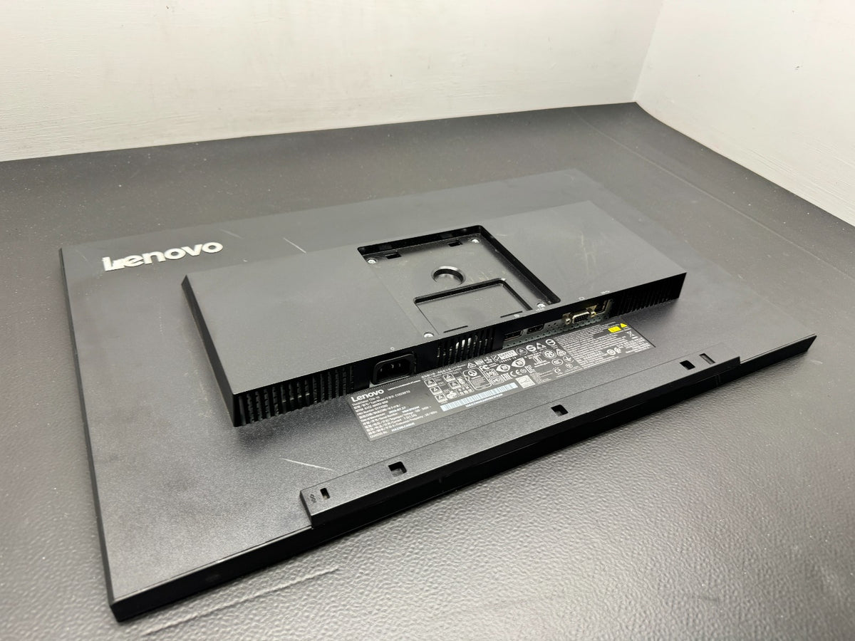 Lot of 2 Lenovo T24i-10  24" FHD Monitor, HDMI DP VGA , No Stand-Tested *READ*