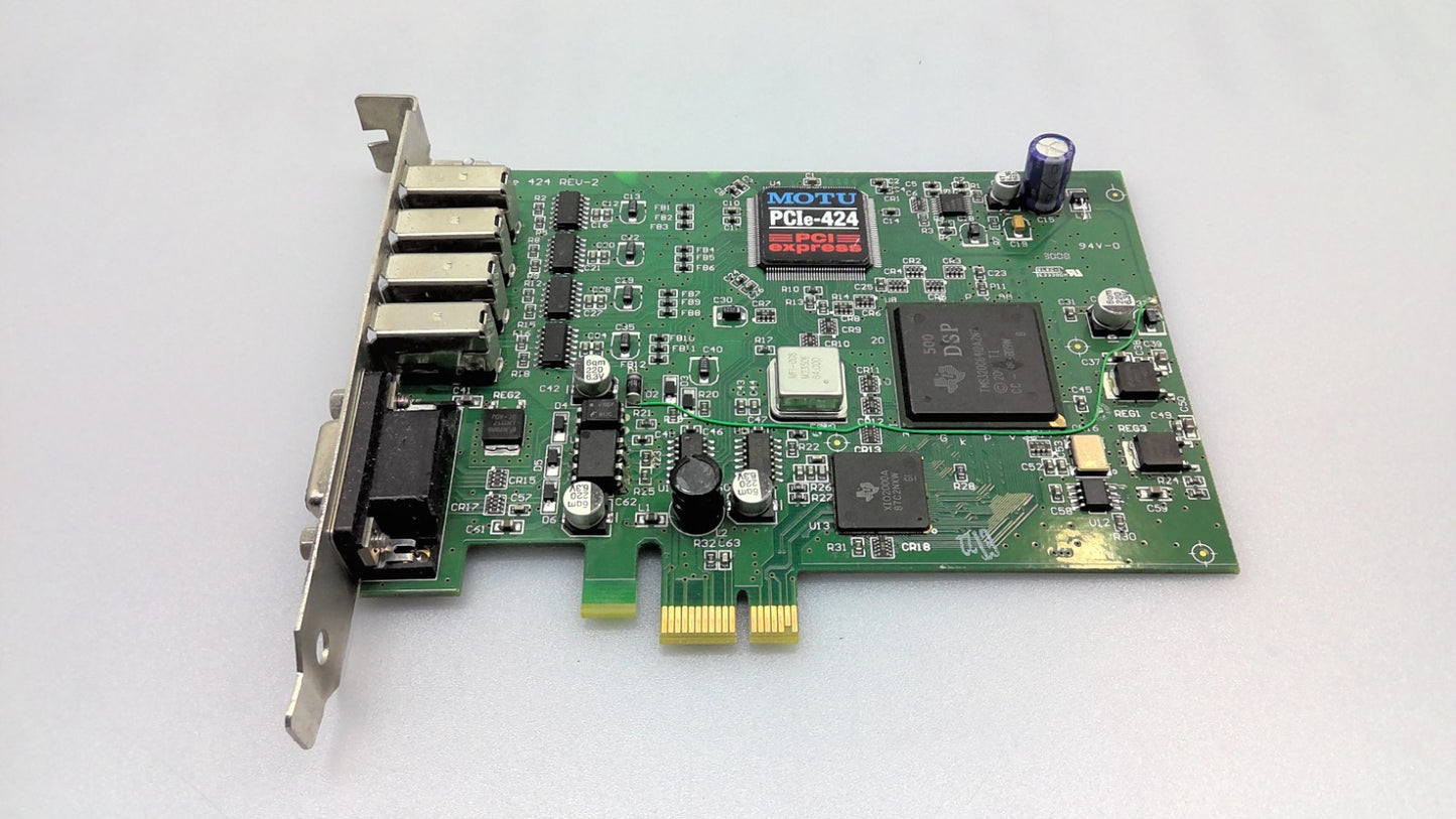 MOTU PCIe-424 RVE-2  Audio Interface Card PCI Express