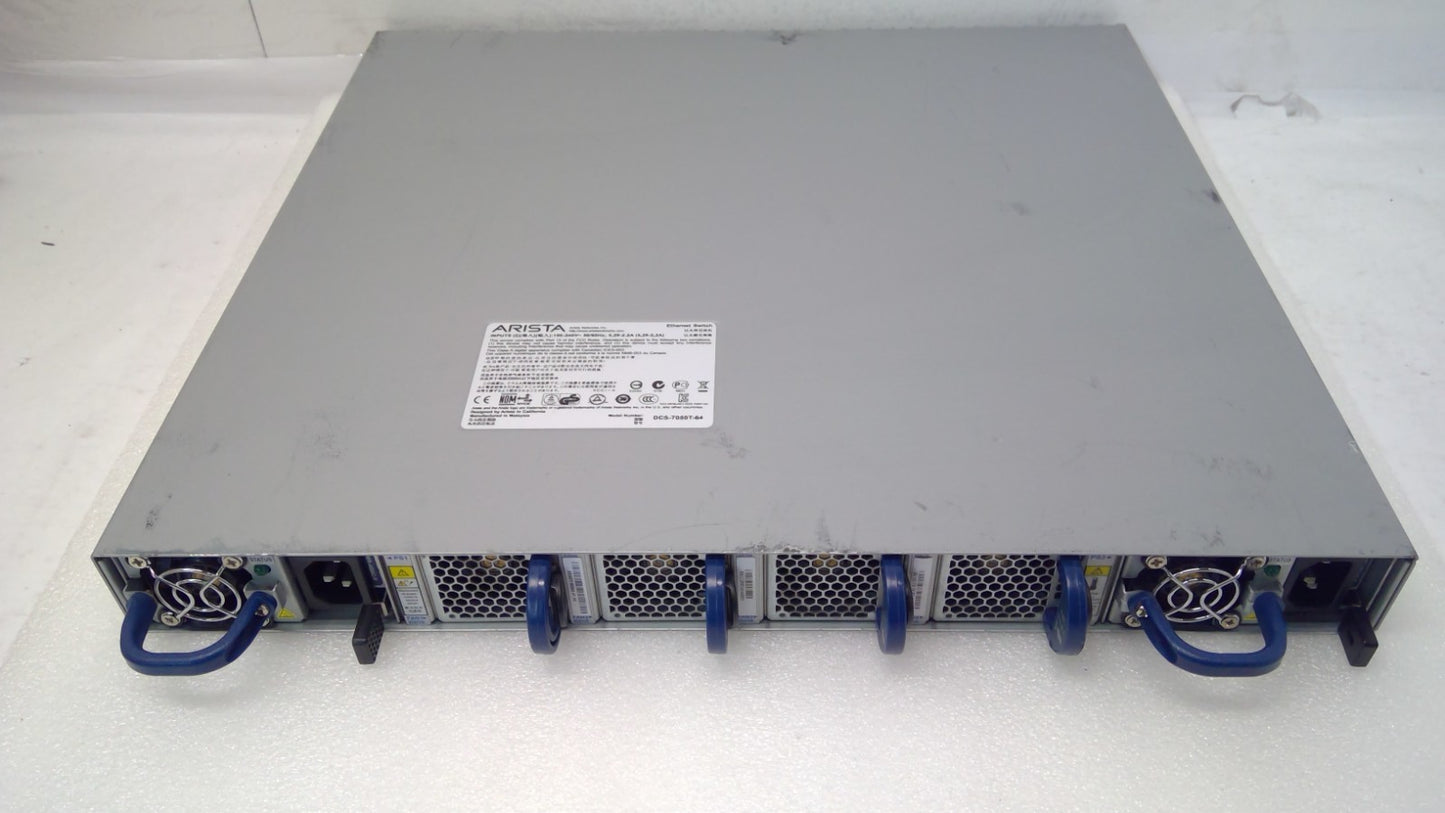Arista DCS-7050TX-64-R 48xRJ45 1/10GBASE-T 4xQSFP+ Ethernet Switch