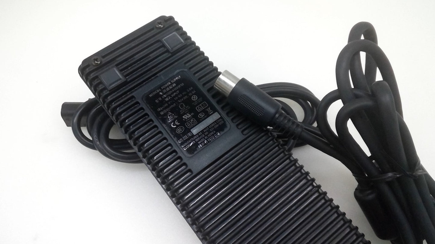 Genuine Ault Korea Medical Power Supply MW122KA1223F52 12V 10A Adapter 8 Pin DIN