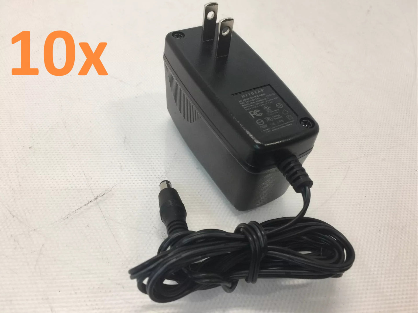 Lot of 10 - NETGEAR 12V 1.5A AC ADAPTER 2ABB018F 332-10927-01 Power Supply 5.5mm