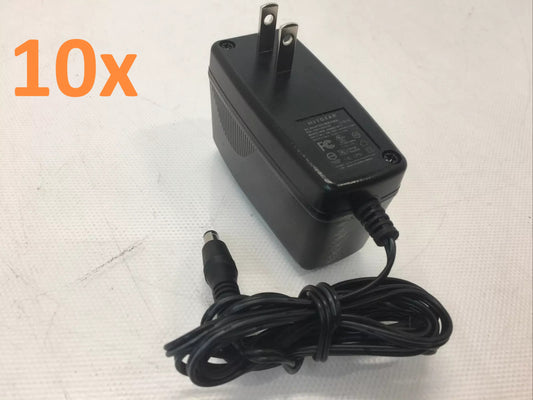 Lot of 10 - NETGEAR 12V 1.5A AC ADAPTER 2ABB018F 332-10927-01 Power Supply 5.5mm