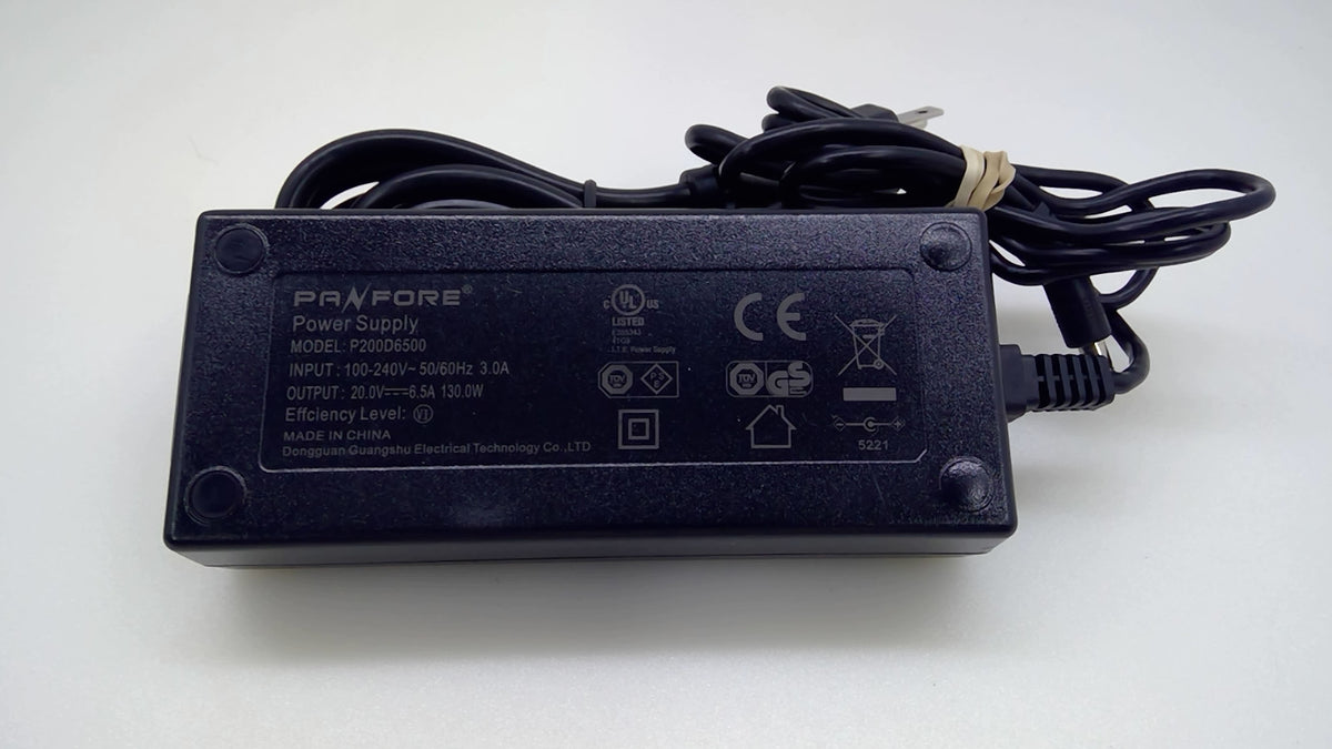 PANFORE P200D6500 130W Adapter for Plugable UD-6950PDH V1 20V 6.5A