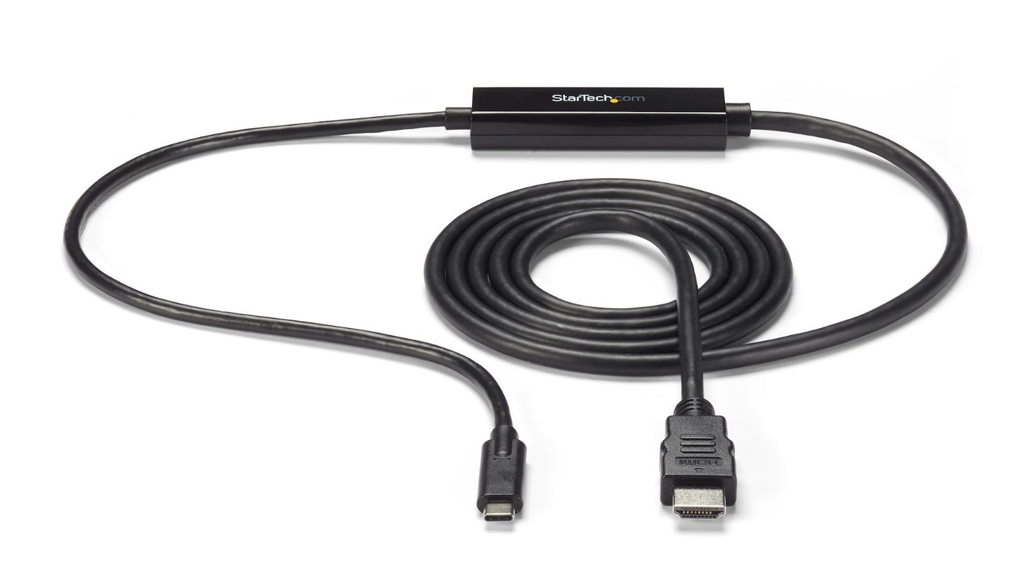 StarTech.com USB-C (Male) to HDMI (Male) DisplayPort 4K Cable CDP2HDMM2MB 2m/6ft
