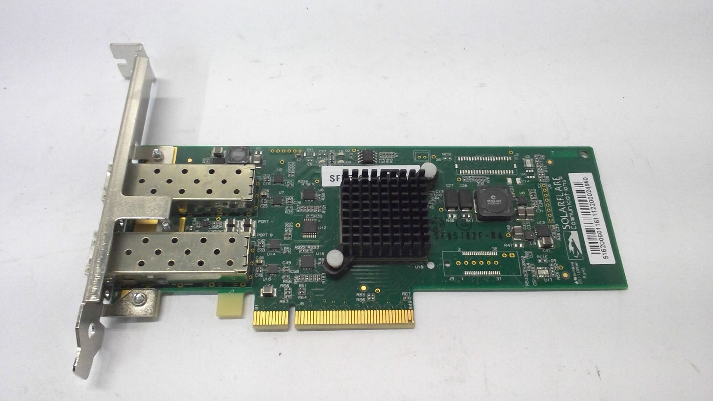 Solarflare SFN5122F S6102 10GbE Ethernet Dual Port Server Adapter PCIe Card