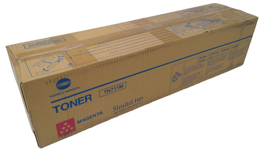 NEW Genuine Konica Minolta TN711M Magenta Toner Print Cartridge A3VU330
