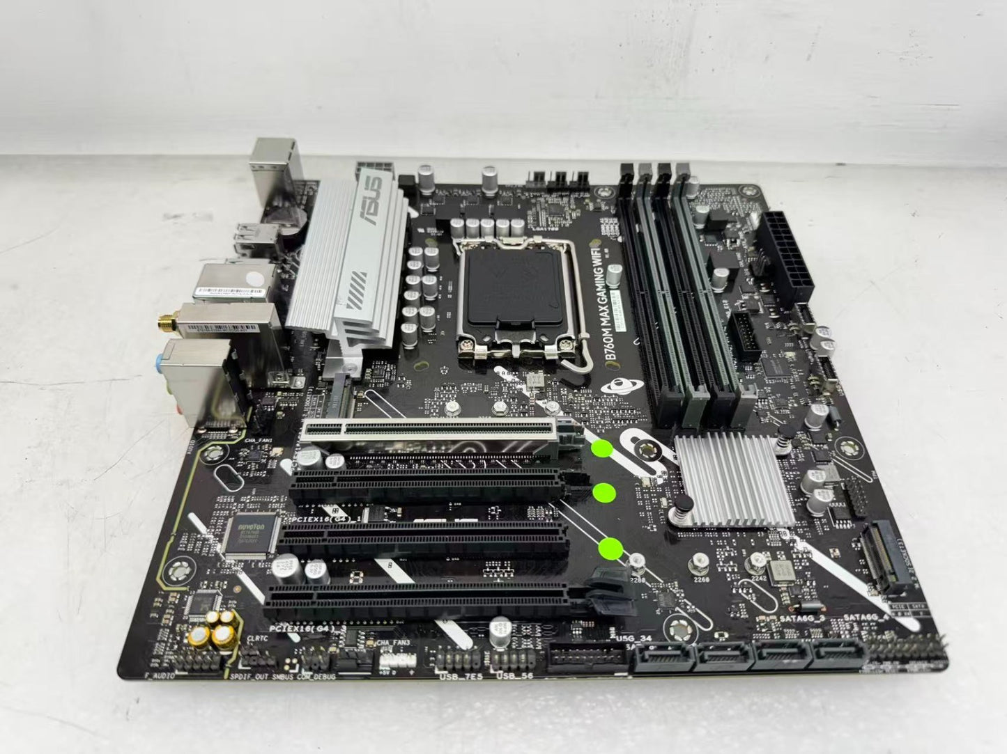 ASUS B760M MAX GAMING WIFI Motherboard DDR5 Intel Socket 1700 *READ*