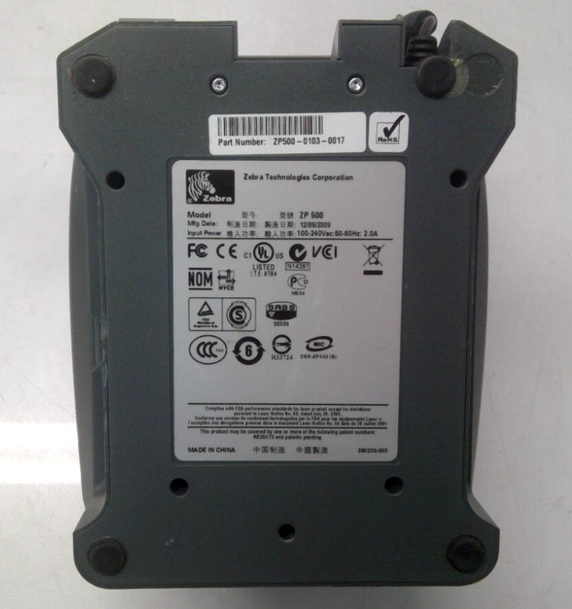 Zebra ZP500 PLUS USB/Serial Direct Thermal Label Printer ZP500-0103-0017