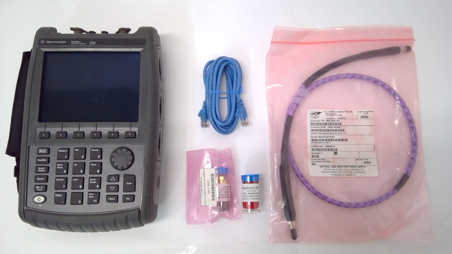Agilent TECH N9918A FieldFox 26.5 GHz RF Cable Antenna Combination Analyzer full