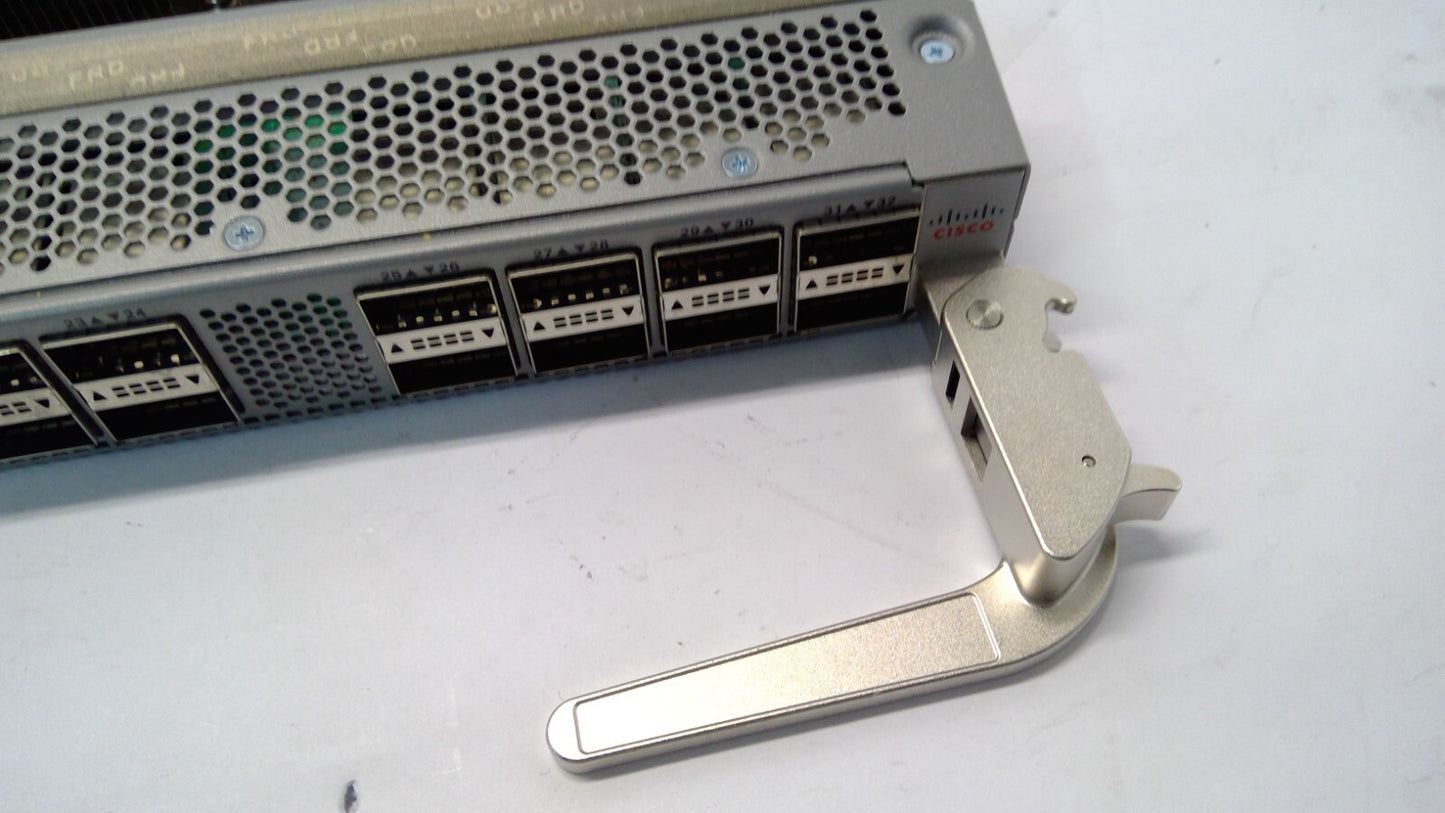 Cisco N9K-X9732C-EX 32-Port 100G QSFP28 Nexus 9500 Module Mount Bracket Damaged