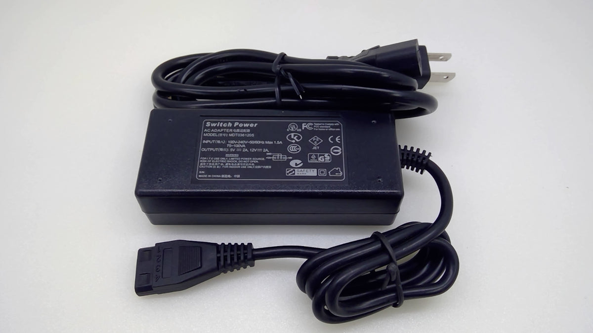 Switch Power MDT0361205 Dual Output 5V 2A 12V 2A 4-Pin AC Adapter