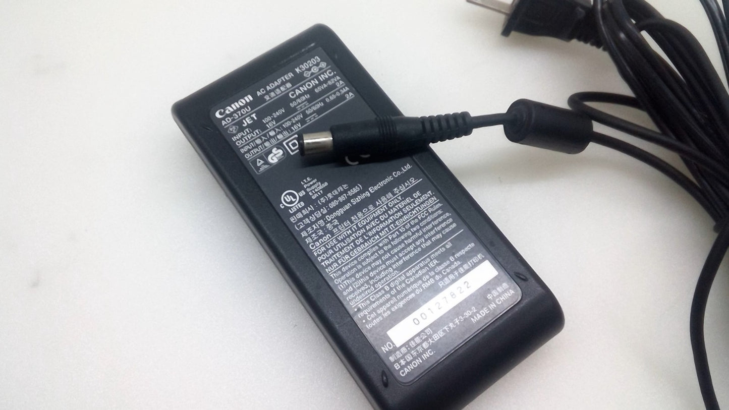 OEM Canon K30203 / AD-370U Printer Power Supply 16V 2A  AC Adapter