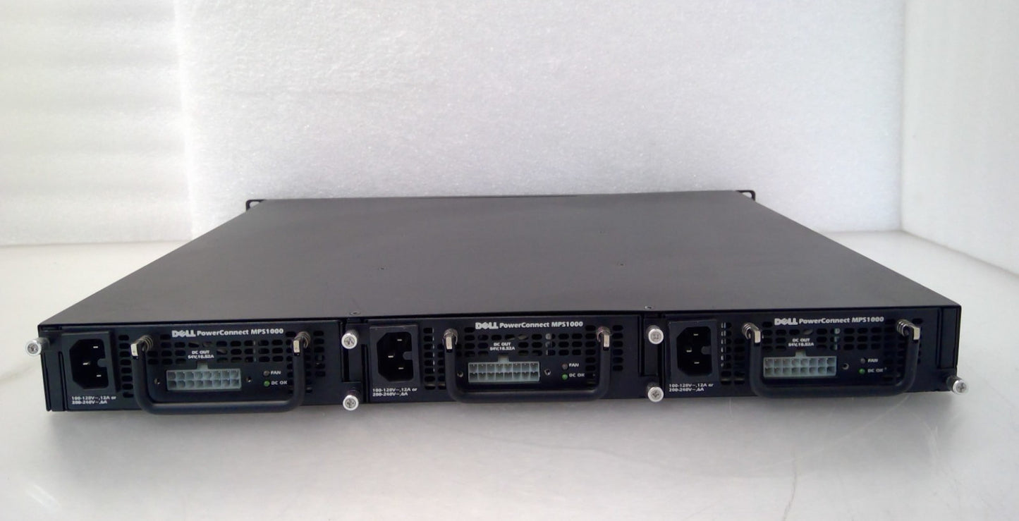 Dell Rack Mount Power Supply MPS1000 1000-Watt 0GCJVY  0RF89F W/MPS 1U SHELF