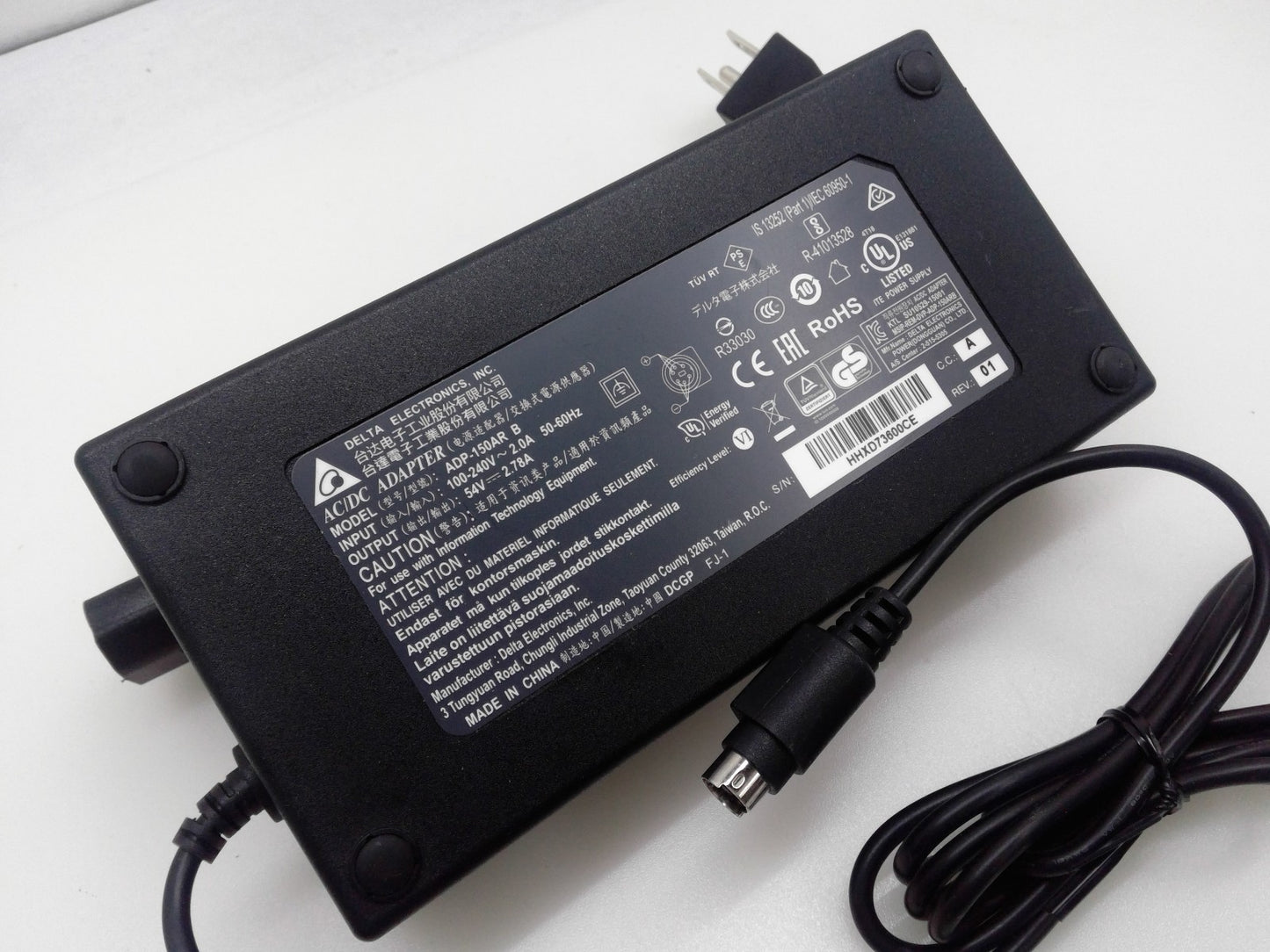 OEM Delta ADP-150AR B Power Supply Mini 6-Pin DIN Connector 54V 2.78A