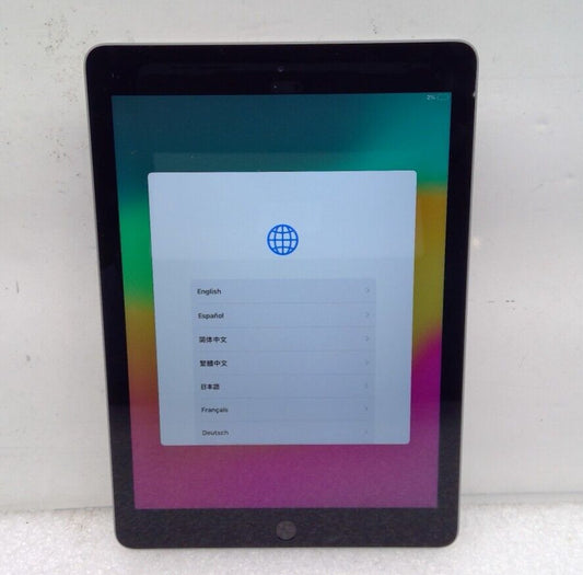 Apple iPad 6th Generation MR7G2LL/A A1893 - 32GB - Wi-Fi 9.7in Sliver - Locked