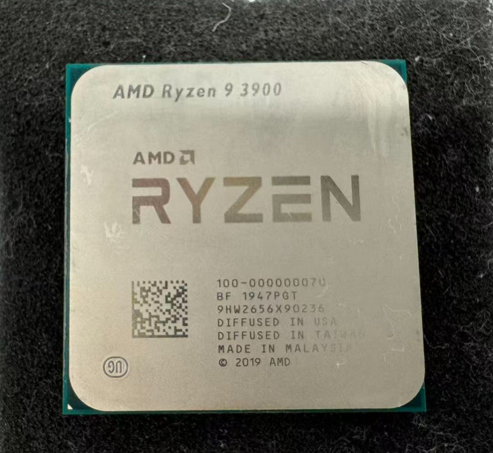 AMD Ryzen 9 3900 Desktop Processor 3.1 GHz, 12-Core, 24-Thread Socket AM4 Tested