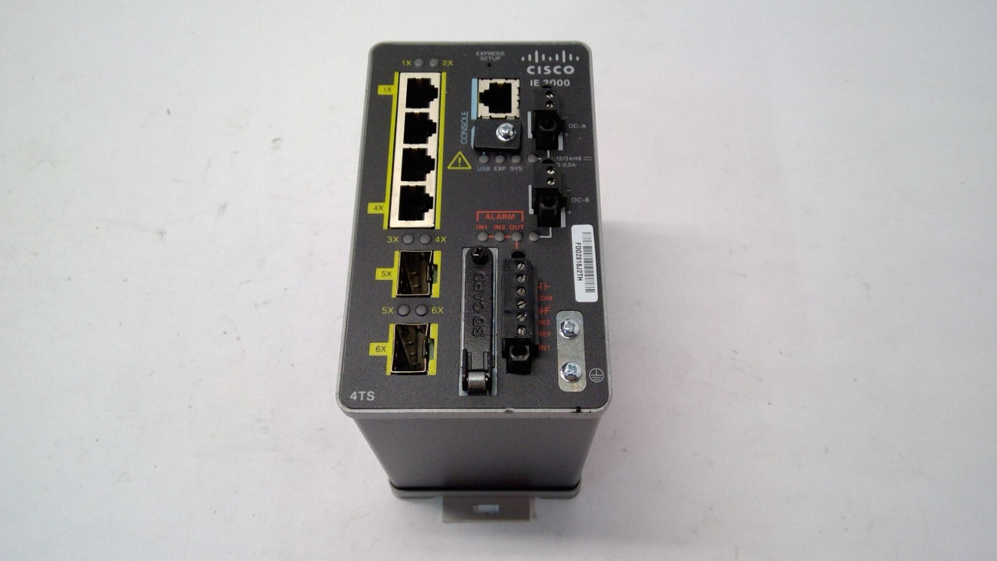 Cisco IE-2000-4TS-L IE-2000 Industrial Managed Switch 4-Port Fast Ethernet 2 SFP