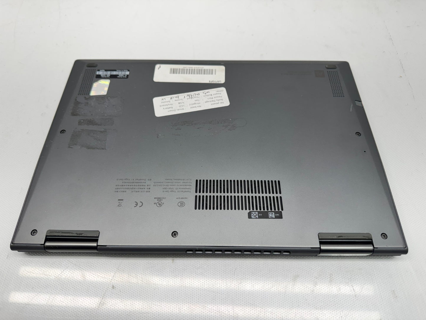 Lenovo X1 Yoga 6th Gen i7-1165G7@2.80GHz 16GB 256GB Laptop W/AC *Read*