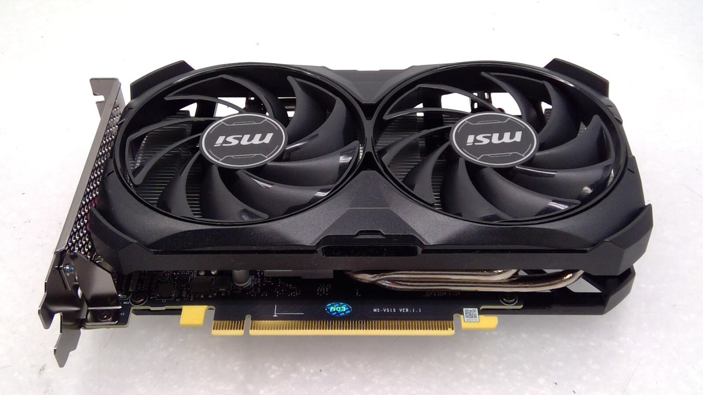 MSI NVIDIA RTX 4060 Ti VENTUS 2X BLACK 8G OC GDDR6 8GB Graphics Card
