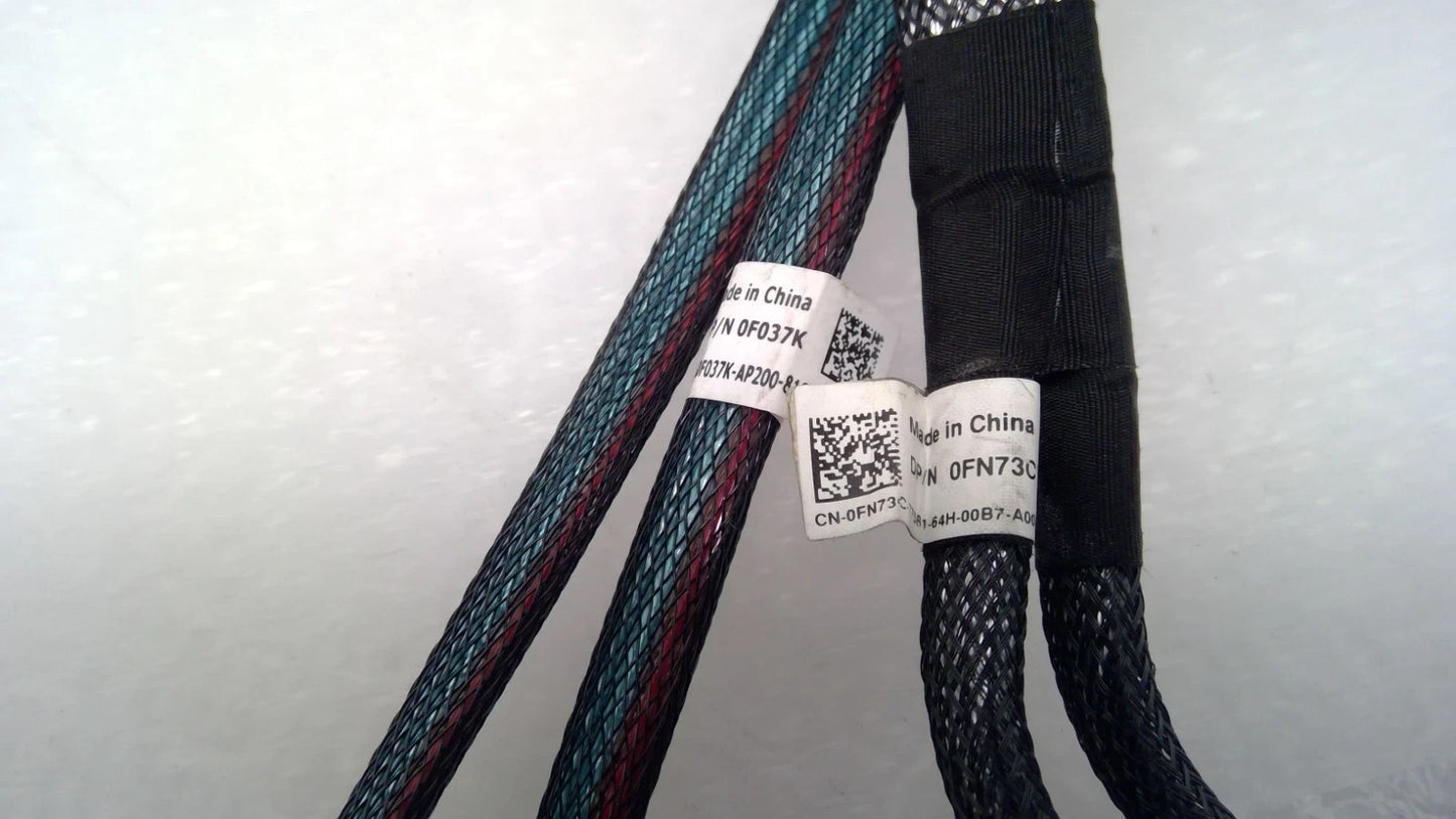 5x Cable 0F037K Dell PowerEdge R730 Dual 12Gb SAS SFF-8643 H330 H730 H730P*Read*