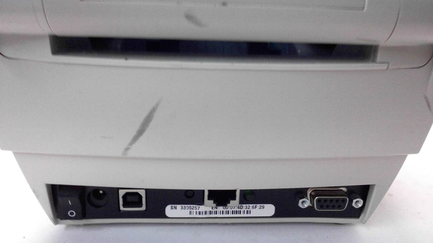 ZEBRA LP2844-Z Ethernet - USB -Serial  P/N 284Z-20400-0001 *Casing is defective*