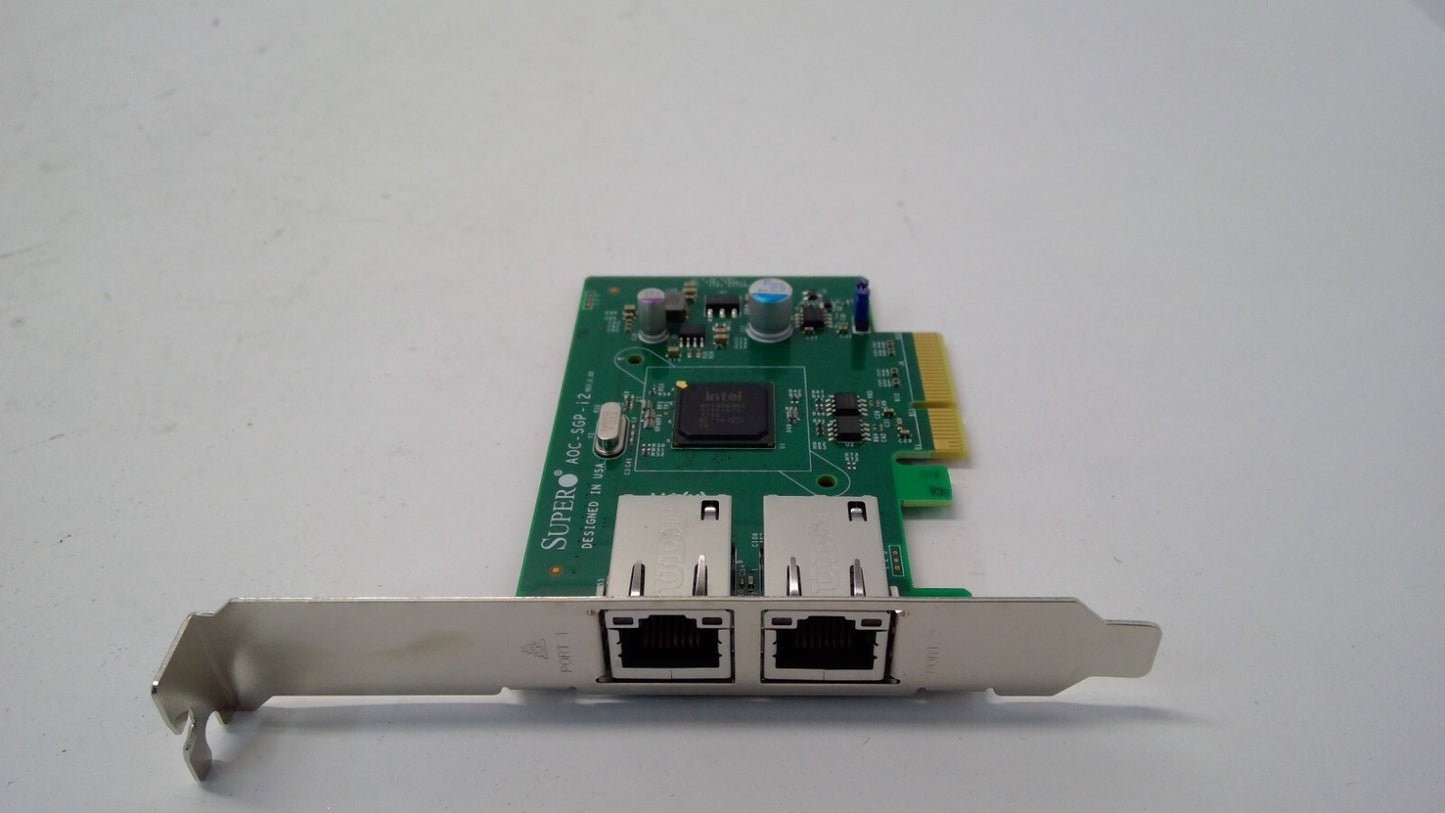Supermicro AOC-SGP-i2 2-Port 1GbE Network Interface Adapter Card High Profile