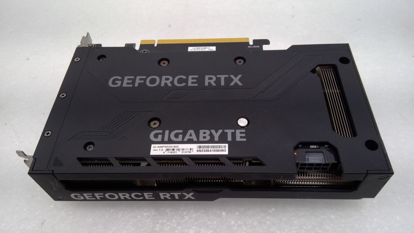 GIGABYTE GeForce RTX™ 4060 Ti WINDFORCE OC 8G Graphics Card - GV-N406TWF2OC-8GD