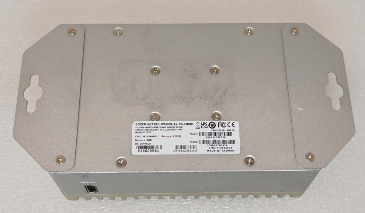 *Read* AAEON BOXER-8622AI-JP600N-A2-CS-E0001 NVIDIA Jetson Orin Nano Edge AI
